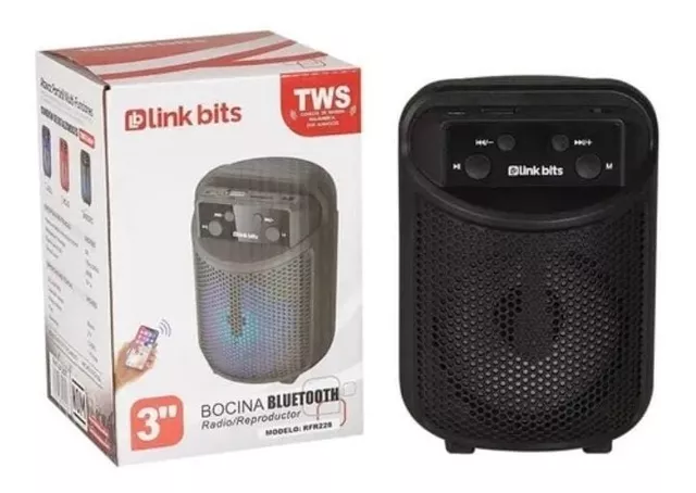 Comprar Altavoz Bluetooth TWS Portátil S-20301 con Radio FM y USB