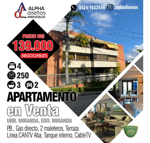 Apartamento En La Urb. Miranda