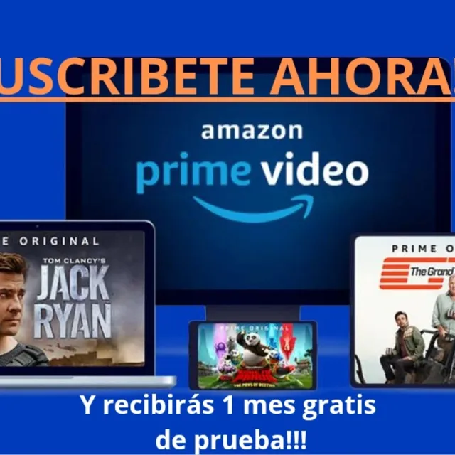 Aprovecha 1 Mes Gratis De Amazon Prime Video Prueba