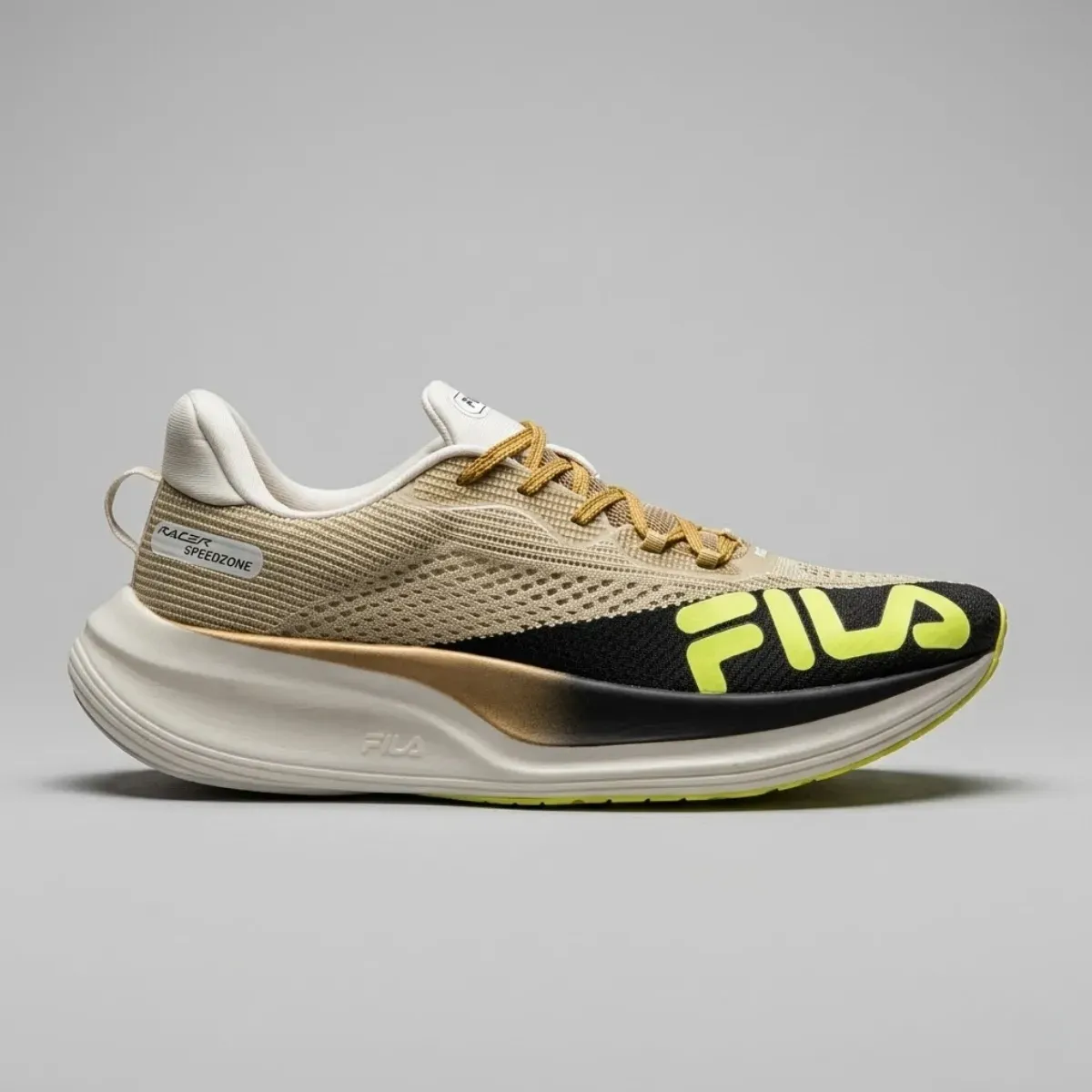 Tenis Fila Racer Speedzone Dourado/preto Dourado 40