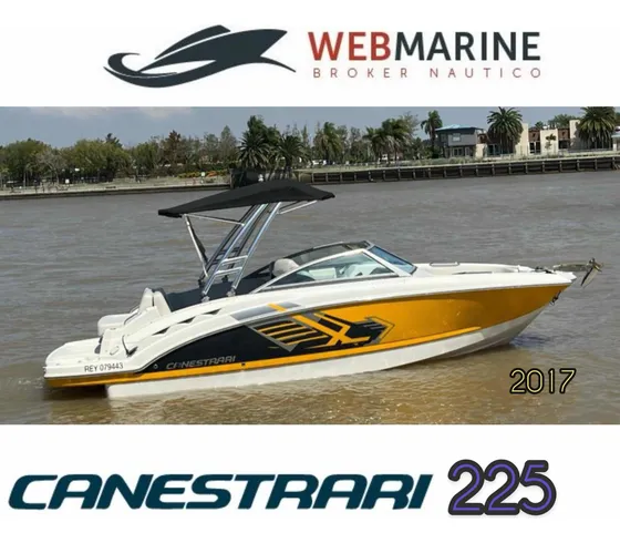 Lancha Open Canestrari 225 Crossover Wakeboard