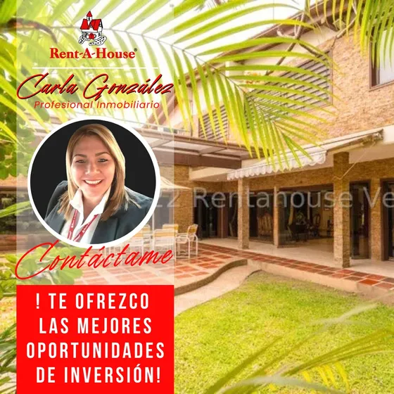 Carla Gonzalez Casa En Venta En Colinas De Los Ruices Mls #22-21572 Sl