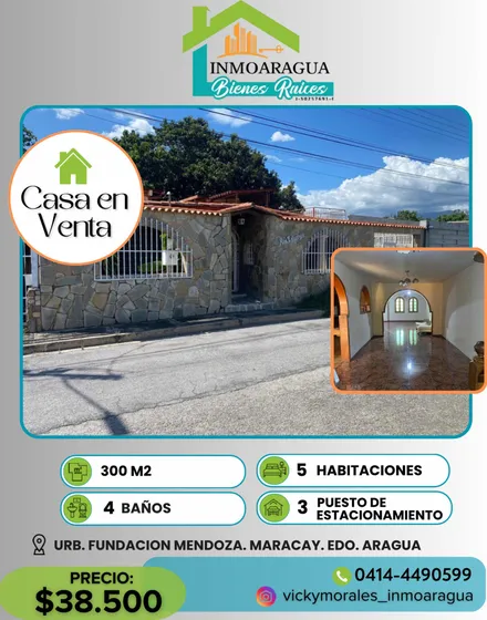 Venta Casa/urb.fundacion Mendoza/mcy/vm239
