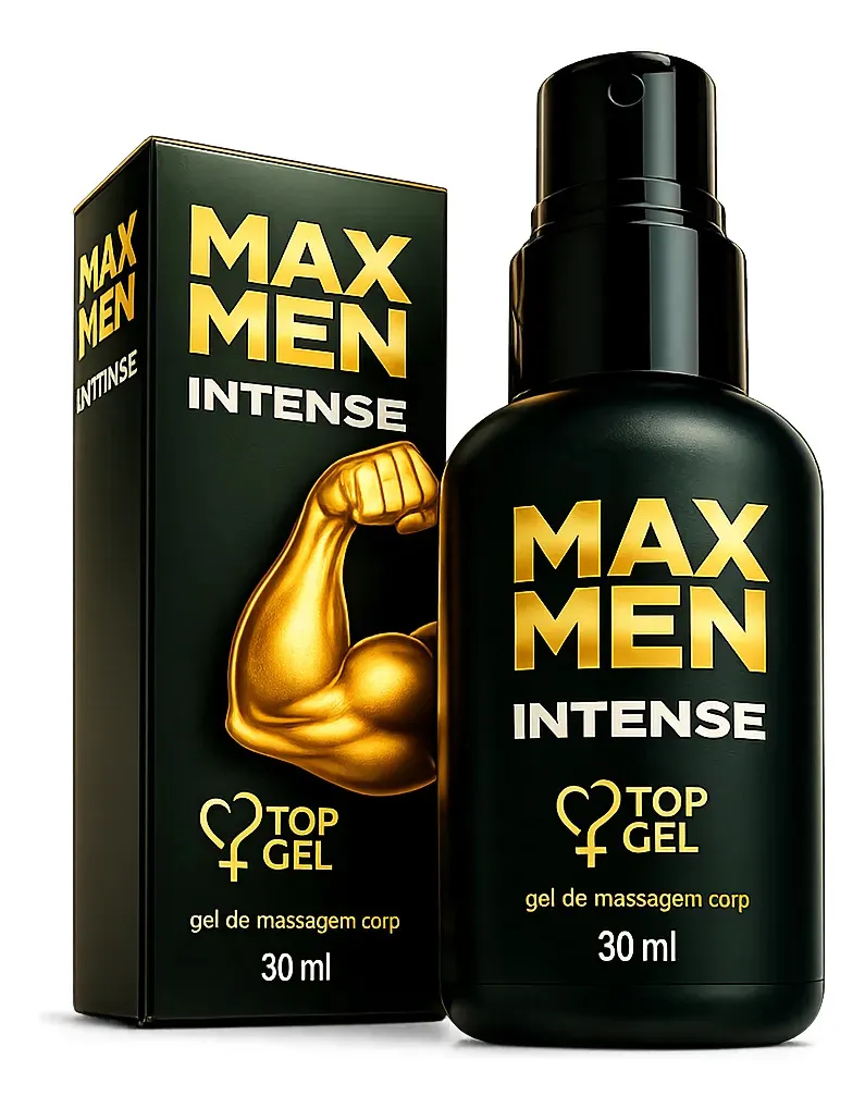 Gel Aumenta Penis Max Men Prolonga Lubrificante Intimo 30ml Sem Sabor