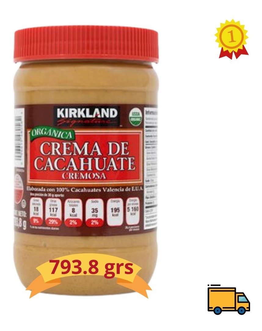 Crema De Cacahuate Orgánica Kirkland 793.8g Costco Keto | Mercado Libre