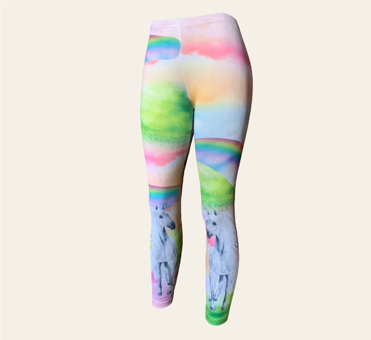 legging unicornios blancos
