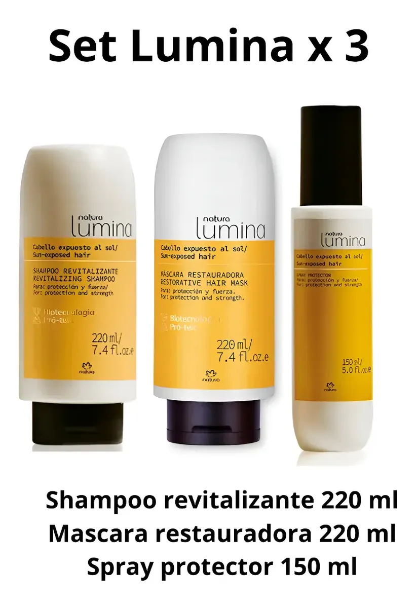 NATURA LUMINA KIT REVITALIZANTE CABELLOS EXPUESTOS AL SOL