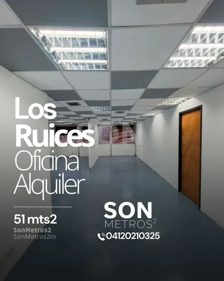 Oficina Alquiler Los Ruices 51 Mts2. Sonmetros2