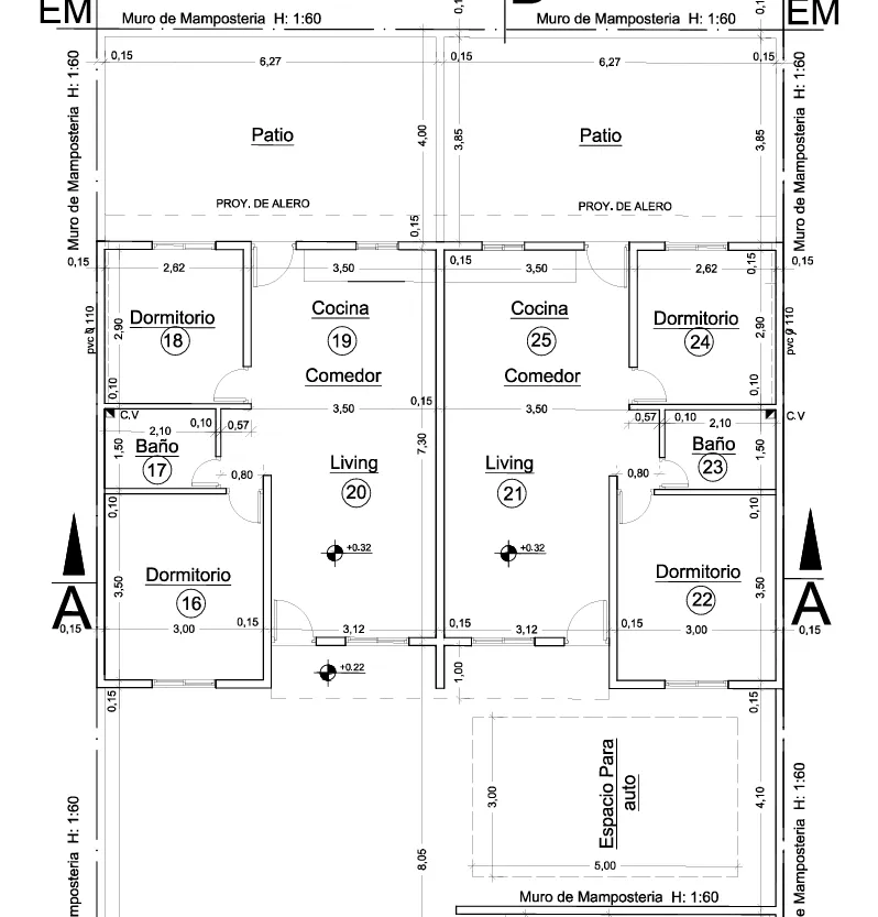 Duplex Complex in Mar del Tuyú – Front and Interior PH Units – Down Payment and Installments