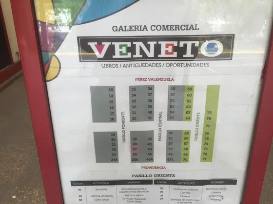 Vendo Local Comercial Galeria Veneto Providencia 1108