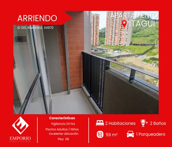Arriendo Apartemento Itagui Sector El Guayabo