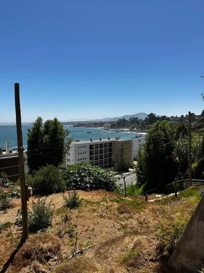 Terreno Con Vista Al Mar En Av. Borgoño, Concón  Venta