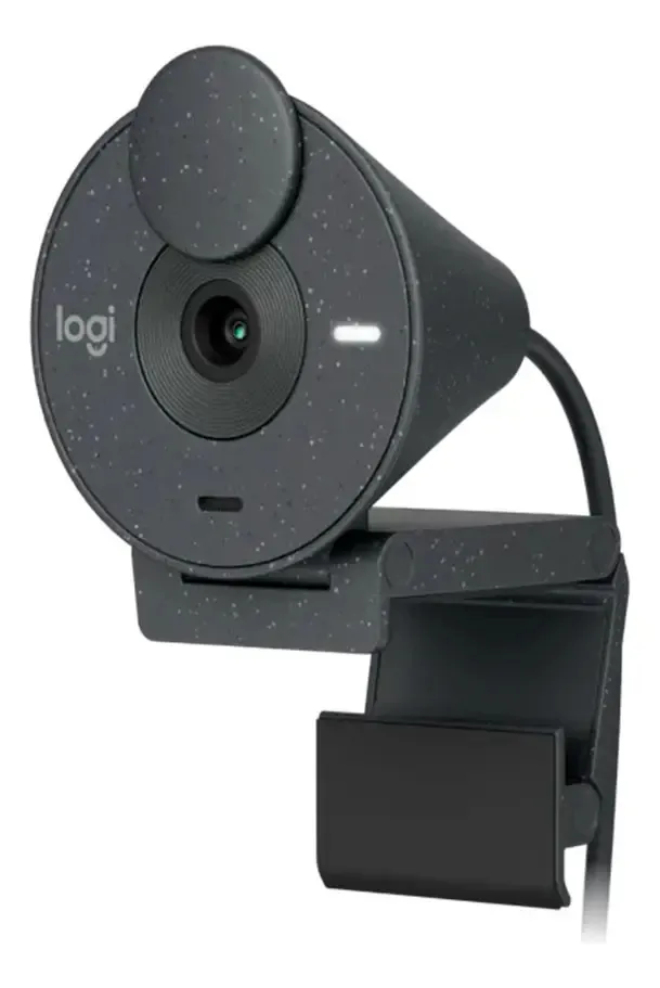 Cámara web Logitech Brio 300 Full HD USB-C, color negro grafito