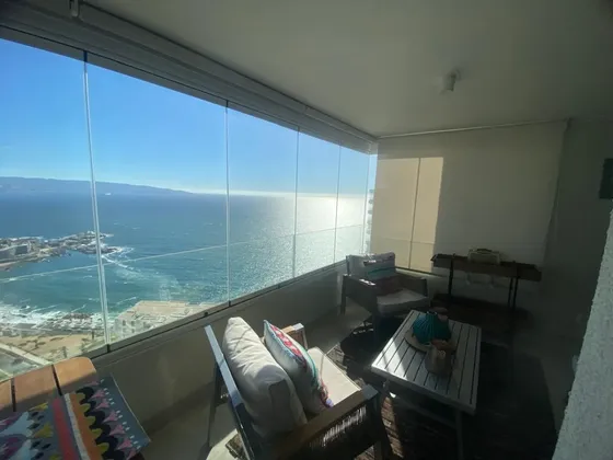 Depto Por Día, 2 D 2 B 100% Equipado, Terraza, Vista Al Mar