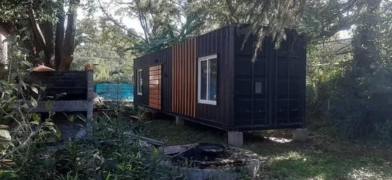 Casa Container 2 Cuartos,625m2, Parrilla, Fogonero
