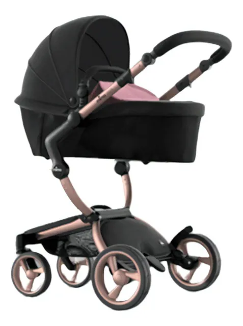 Carriola Xari Negro Chasis Oro Rosa Starterpack Pixel Pink Env o