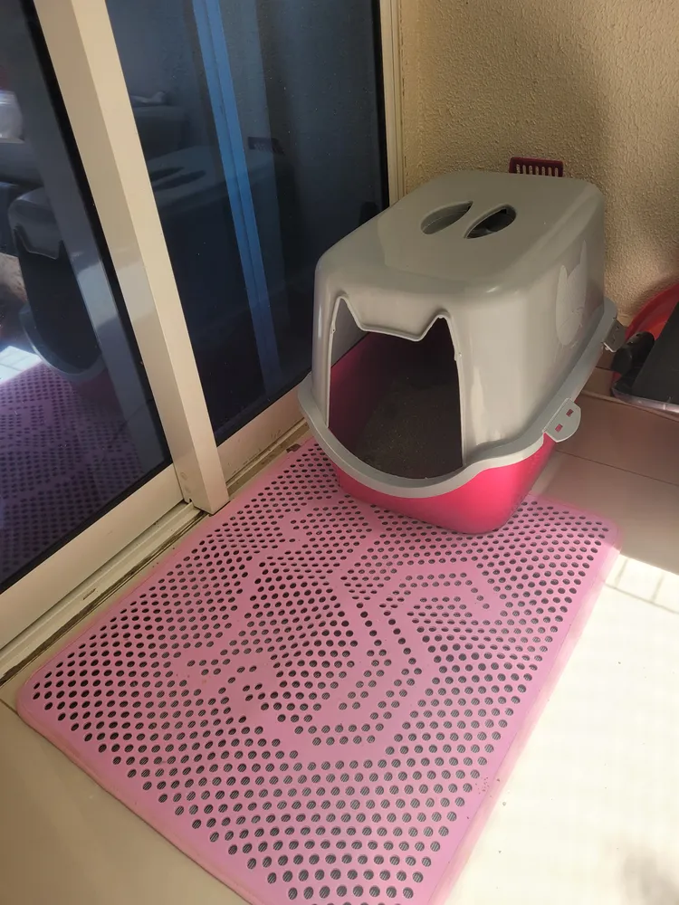 Banheiro Fechado para Gatos Durapet's Azul com Filtro e Pá Higiênica - Imagem 4