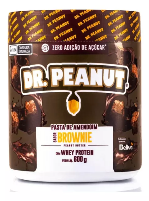 Alfajor Dr.Peanut com Whey Protein 12un de 55g - Avelã - Crosshop Brasil