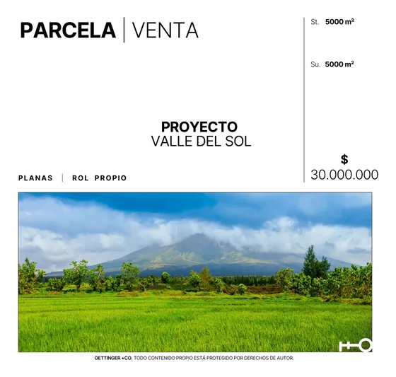 Parcela En Venta - Valle Del Sol