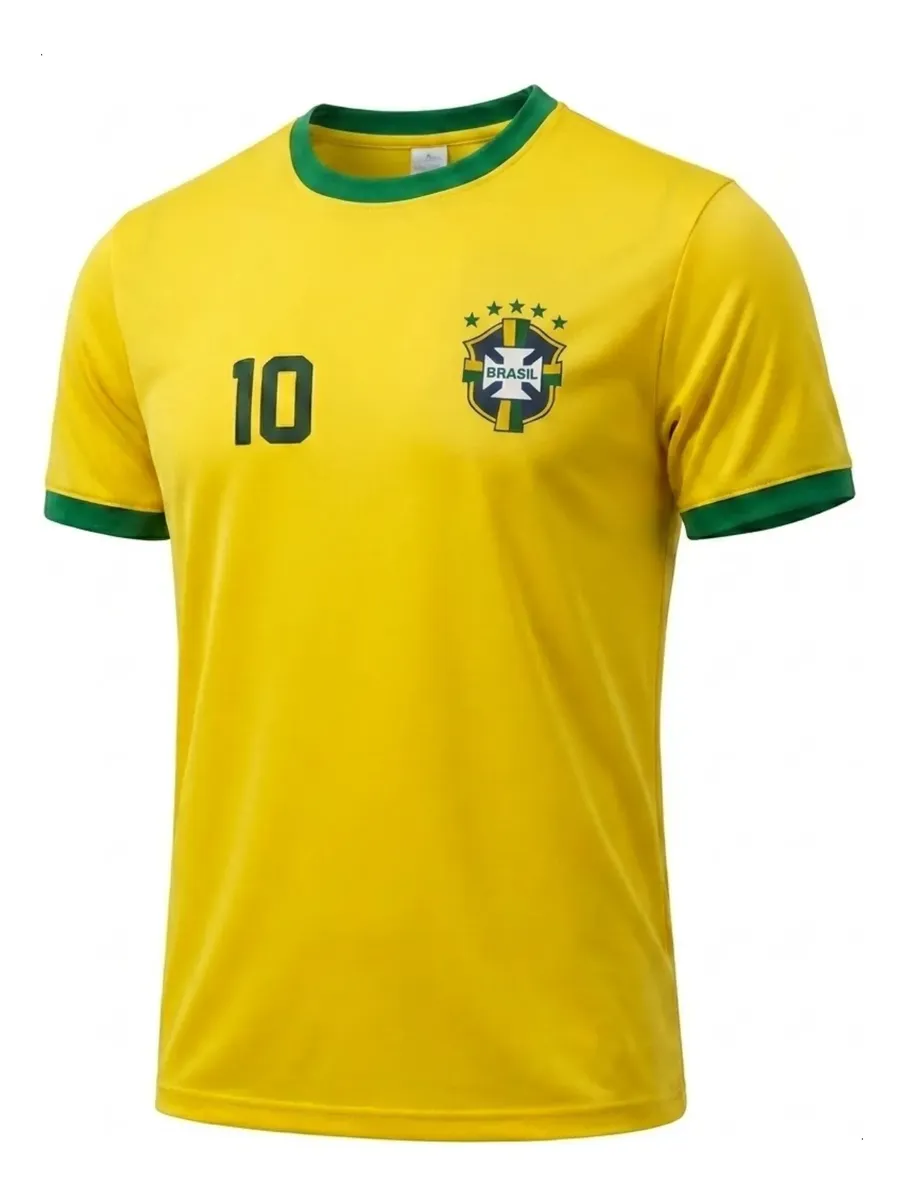 Camisa Brasil Camiseta Torcedor Futebol Masculina Dry Fit Uv
