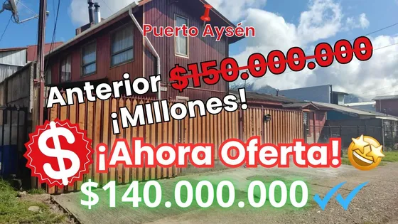 Propiedad Con 3 Apartamentos, R. Sur Aysen (79531)