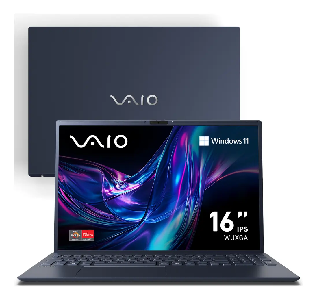Notebook VAIO FE16 AMD Ryzen 5-5625U · Windows 11 · 16GB/512GB SSD