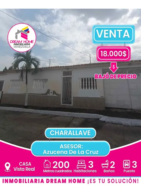 Casa En Venta Vista Real  Charallave