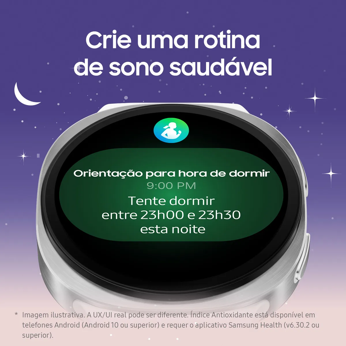 Samsung Galaxy Watch8 Smartwatch 40mm Bt, Galaxy Ai Prata - Imagem 4