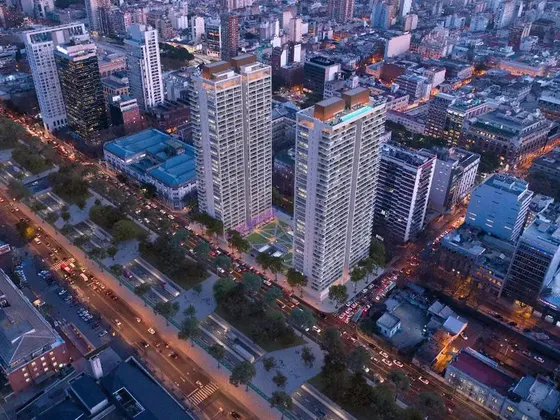 Venta Departamento 3 Ambientes Al Frente  Orientación Norte Con Cochera En Quartier Del Bajo! Torre 2 Entrega Junio 2025
