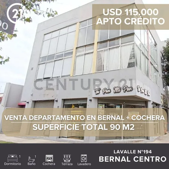 Venta Departamento En Bernal + Cochera
