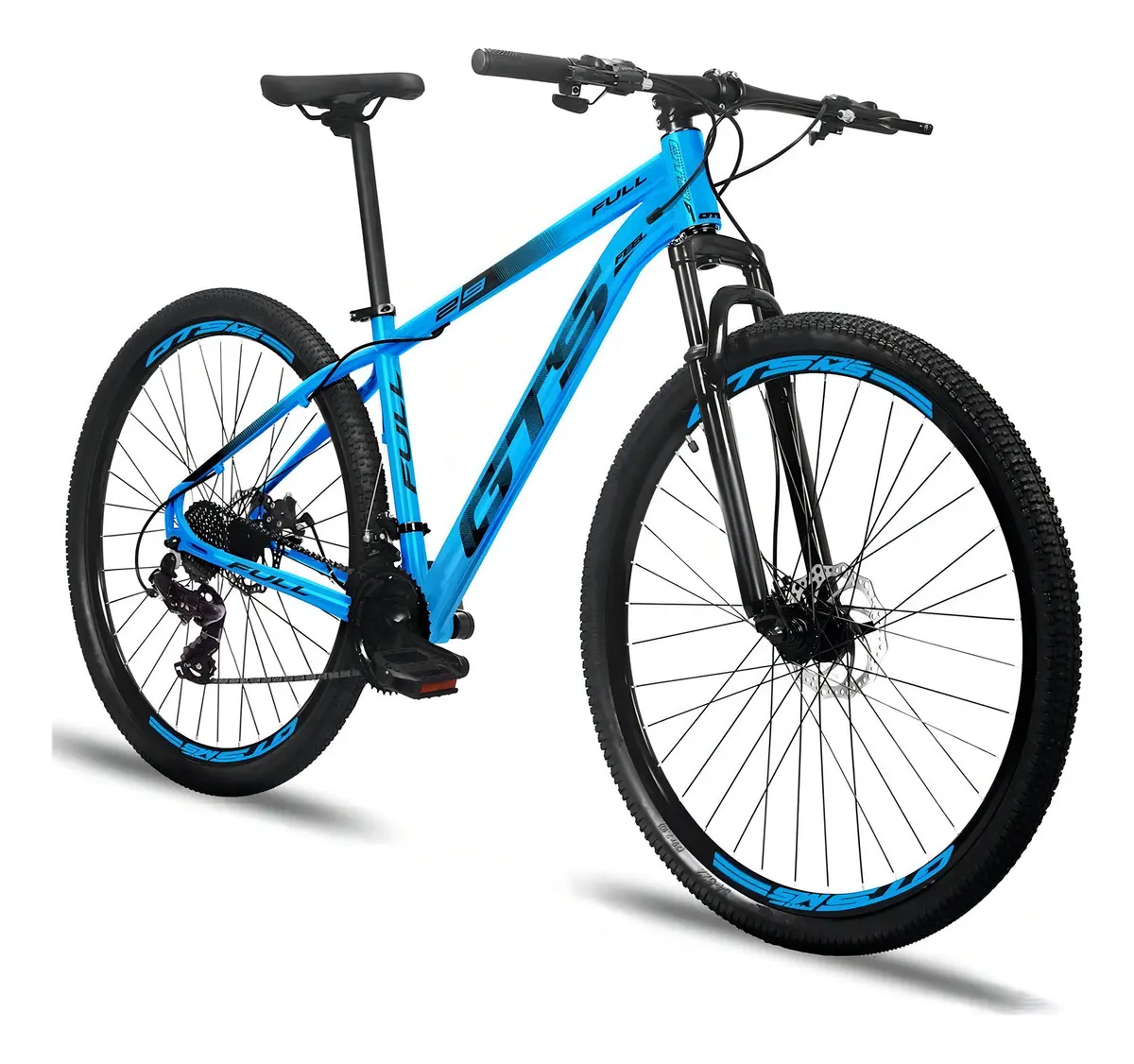 Bicicleta GTSM1 aro 29 com quadro de alumínio e 21 marchas