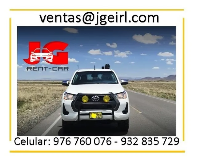 Alquiler De Camionetas 4x4, Van , Custer , Minibus En Ica