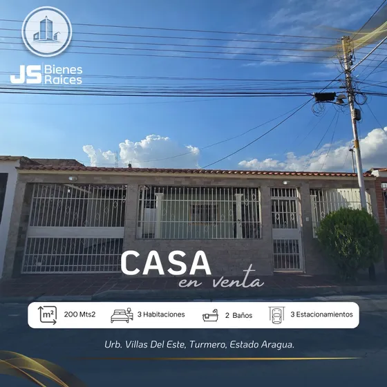 Comoda Casa En Venta Urb Villas Del Este Turmero 06js