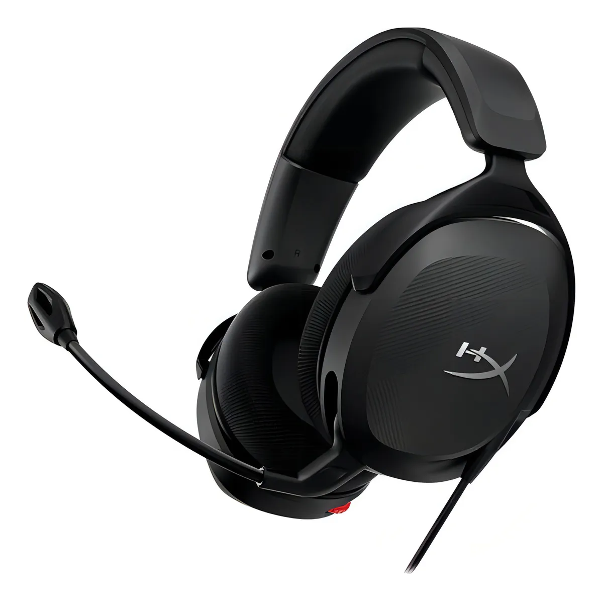 O headset HyperX Cloud Stinger 2 em um fundo neutro, destacando suas almofadas