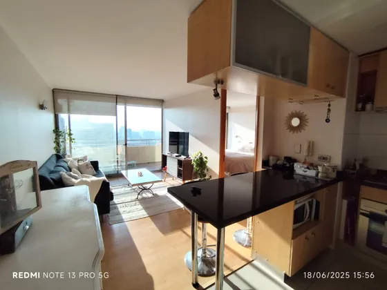 Venta Dpto Pte. Riesco/a. Córdova: 1 Dorm+1 Baño+1 Est+1 Bg