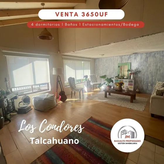 Vendo Confortable Casa En Sector Los Condores, Talcahuano.