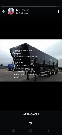 Basculante 4eixo Facchini, Sem Pneus, Com Controle De Instab