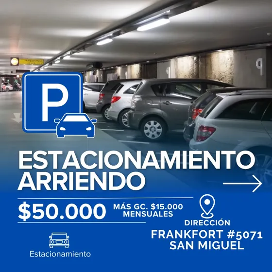 Estacionamiento Diponible Frankfort #5071, Box 27