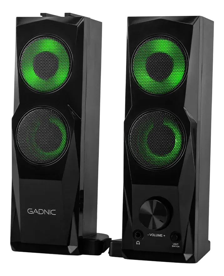 Parlantes Gamer Gadnic MSPEAK5 Pro Led 2 En 1 Barra De Sonido TV PC