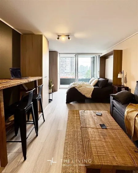 Nuevo Studio Amoblado En Arriendo De 1 Dorm. En Ñuñoa