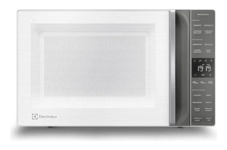 Micro-ondas Electrolux 36L Branco Efficient com Descongelamento Assistido ME36B