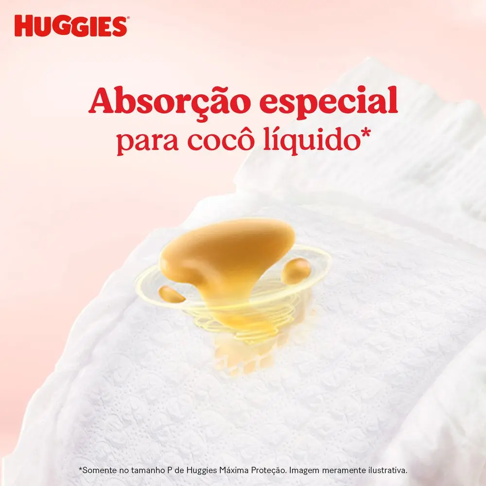Huggies Fralda Descartável Máxima Proteção G - 136 Un