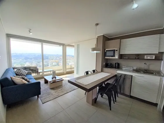 Arriendo Depto Amoblado, Costa De Montemar, Concón. 