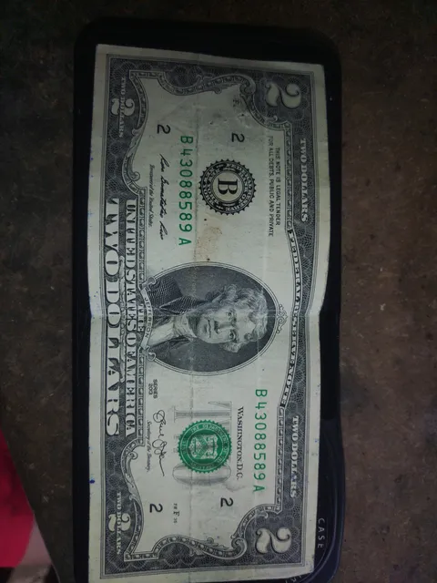 Billete De 2 Dólares En Venta. 
