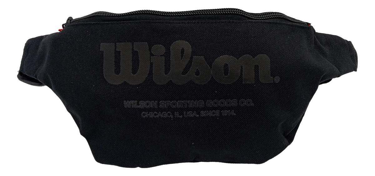 Riñonera Koala Wilson Incheon (Negro) Wilson Papeleta x 1 MODELO: INCHEON Descubre la comodidad y elegancia con la Riñonera Wilson Incheon. Diseñada para acompañarte en tus aventuras diarias y eventos especiales, esta riñonera es la mezcla perfecta entre pra
