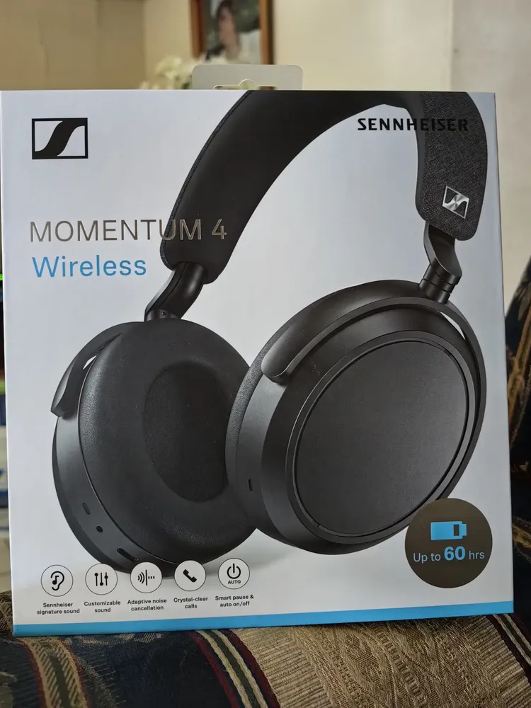 Fone de ouvido Sennheiser Momentum 4 Wireless Black Nuevos