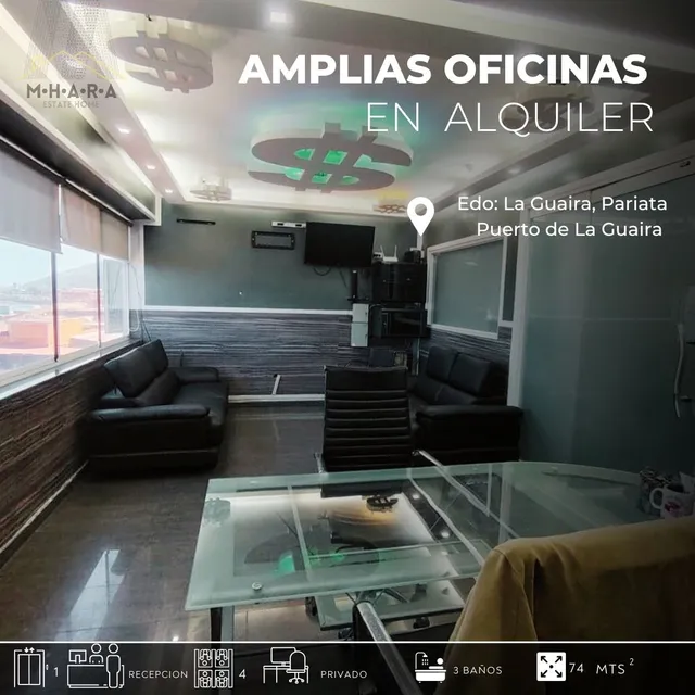 Oficinas  En Puerto De La Guaira Pariata 