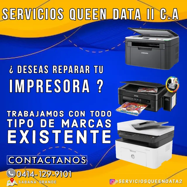 Servicio Tecnico De Impresora Hp Epson, Todos Los Modelos