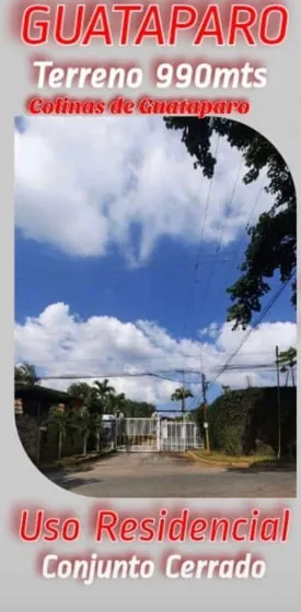 Terreno En Colinas De Guataparo, Valencia