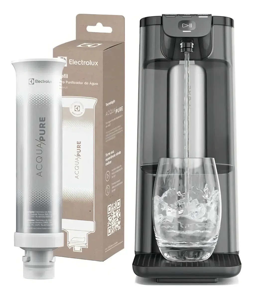 Refil P/ Filtro Pe12b Electrolux Acqua Pure C/ Carvão Ativo